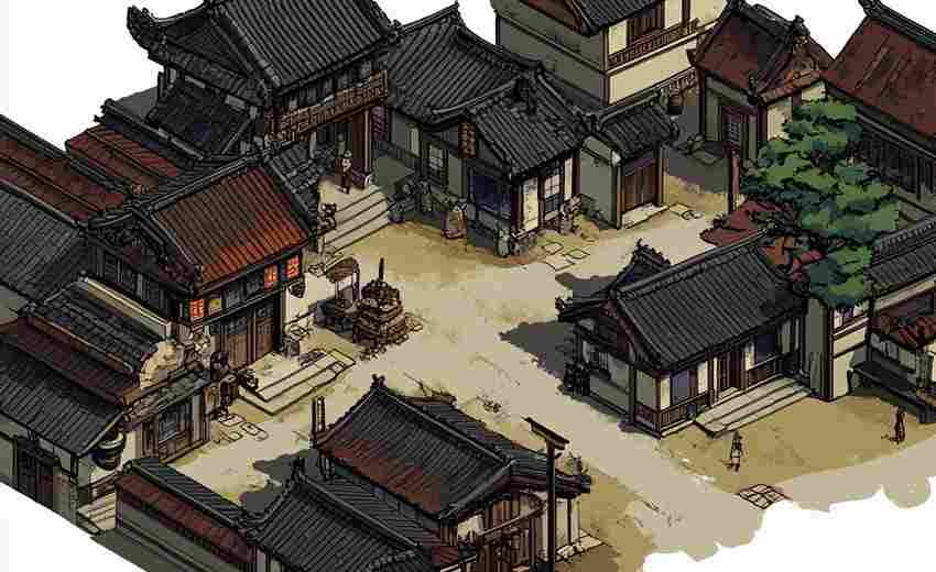 江南百景图造纸厂与其他建筑搭配策略